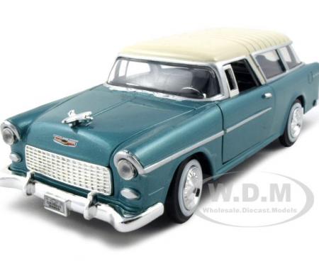 1955 Chevrolet Nomad Green 1/24 Diecast Model Car