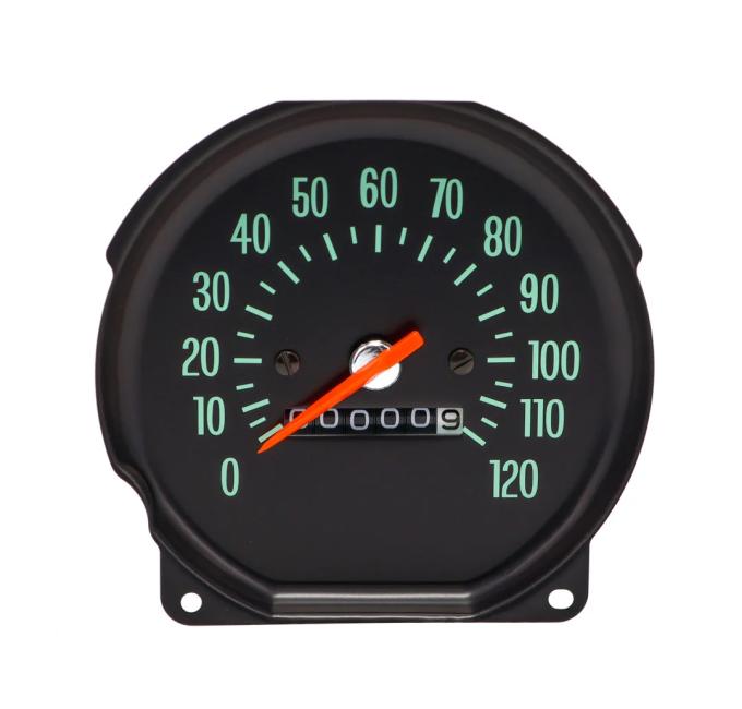 AMD Speedometer, 0-120 mph, SS Round, 70 Chevelle El Camino Monte Carlo X474-3470-12