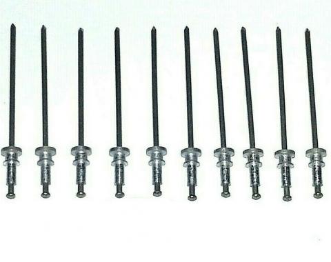 Window Trim Clip Stud Rivet Set, Aluminum