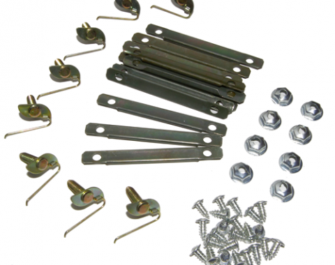 Chevelle Vinyl Top Molding Clip Kit, Correct Style, 1966-1967