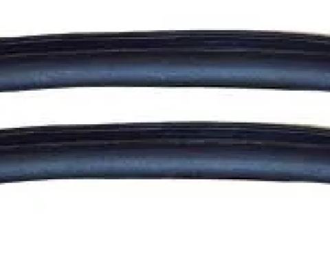 AMD Quarter Window Vertical Seals, LH/RH Pair, 66-67 GM A Body (Coupe & Convertible) J-5111M