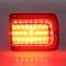 AMD Tail Light Lens, Red, 41 Red LED, Stainless Bezel, RH, 65 Chevelle Malibu X951-3465-1DR