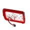 AMD Tail Light Lens, Red, 41 Red LED, Stainless Bezel, RH, 65 Chevelle Malibu X951-3465-1DR