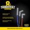 Taylor Cable 1957-81 Multi-Make V8 8.2mm Thundervolt Spark Plug Wire Set, Blue, 180&deg; Spark Plug Boot Angle 84651