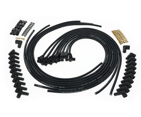 Taylor Cable Universal 10.4mm 409 Series Spark Plug Wire Set, 8 Cylinders, 90&deg; Spark Plug Boot Angle, Black 79051