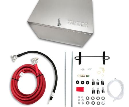 Taylor Cable 100 Series Aluminum Battery Box with 1 Gauge Welding Cable Kit 48104
