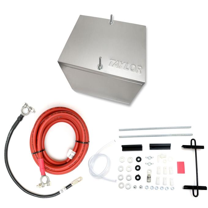 Taylor Cable 200 Series Optima Aluminum Battery Box with 2 Gauge Battery Cable Kit 48201