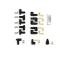 Taylor Cable Universal 8mm Spiro-Pro Spark Plug Wire Set, 4 Cylinders, 90&deg; Spark Plug Boot Angle, Red 73237