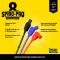 Taylor Cable 1977-86 Chevy Small Block HEI 8mm Spiro-Pro Spark Plug Wire Set, Red, 90&deg;/135&deg; Spark Plug Boot Angle 74207