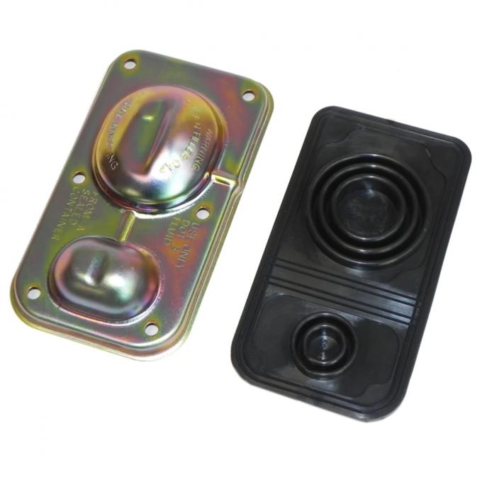 Chevelle Brake Master Cylinder Cover, With Power Disc Brakes, 1970-1972