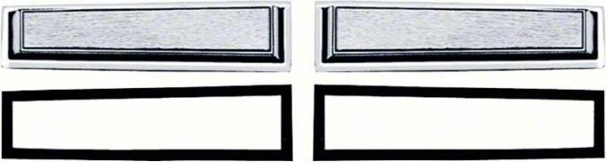 AMD Horn Buttons and Gaskets, 4 pcs, 67 Chevy II; 67 Malibu-SS 396-El Camino Custom X459-3467-2AS