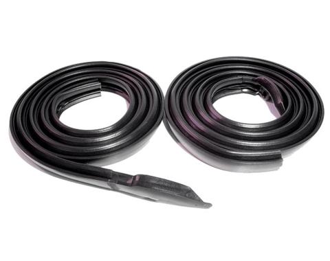 Metro Moulded Parts 1966-1967 Pontiac / Buick / Oldsmobile / Chevrolet Molded Roof Rail Seals, for 4-Door Hardtop. Pair r&l RR 5006