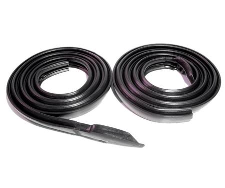 Metro Moulded Parts 1966-1967 Pontiac / Buick / Oldsmobile / Chevrolet Molded Roof Rail Seals, for 4-Door Hardtop. Pair r&l RR 5006