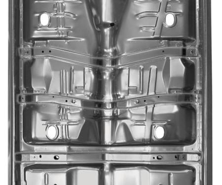 Redline Restomotive® 1968-1969 GM A-Body OE Style Floor Pan Assembly with Full Rocker Panels & Braces