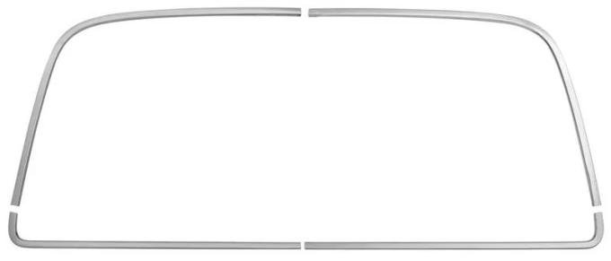 AMD Back Glass Molding Set, 68-72 Chevelle 70-72 Monte Carlo P-C990163