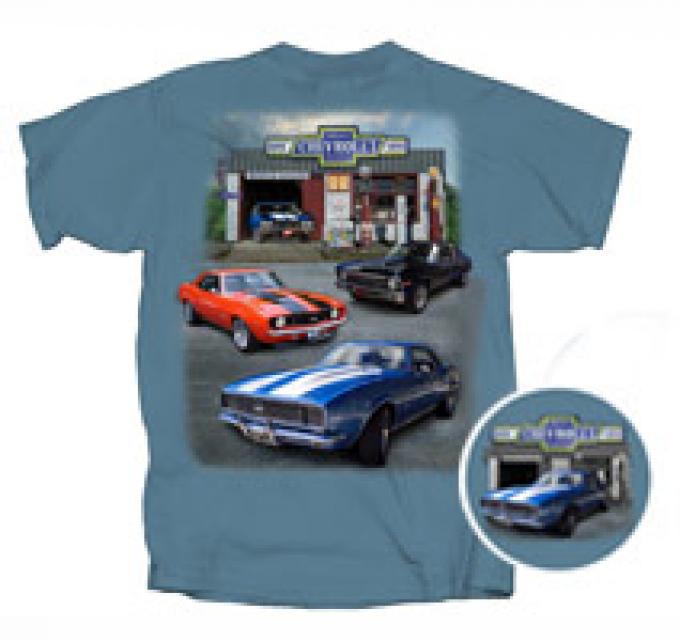 Super Chevrolet Service, Muscle Garage, T-Shirt