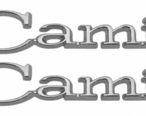 AMD Bedside Emblems, "el Camino", LH/RH Pair, 68-69 El Camino T-4850