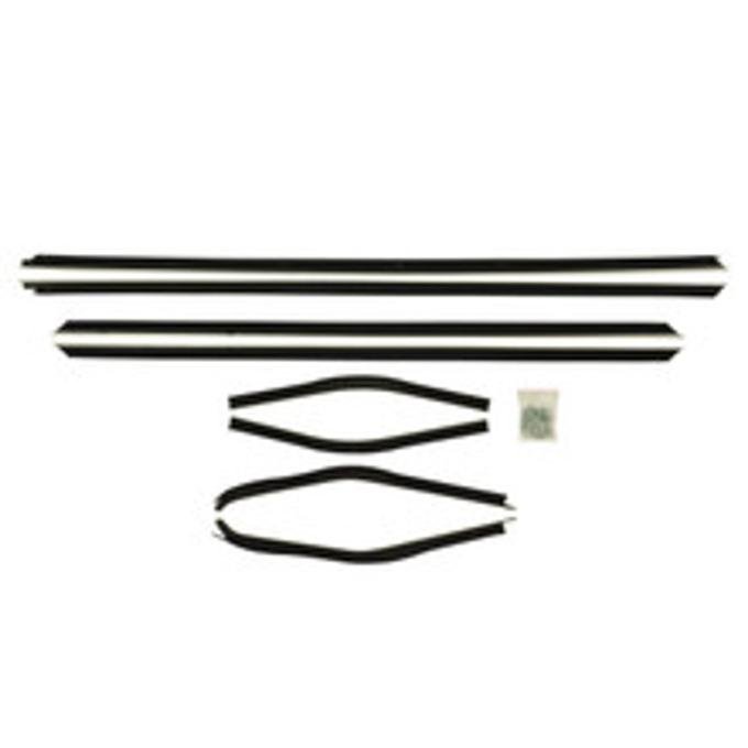 Metro Moulded Parts Window Sweeper Kit Fits 1970-72 Cutlass Supreme 2 Door Hardtop. 8 Piece WC 7300-41