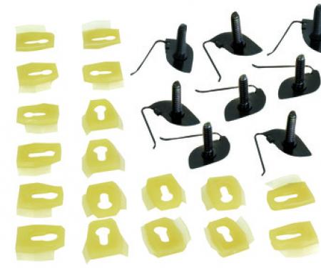 Body Side Molding Clip Kit, 34 Pieces, 1968-1972