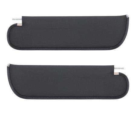 TMI Sun Visors  1964-1965 Chevrolet Chevelle Coupe, Black Tier Vinyl 21-82404-770