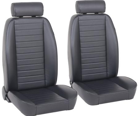 TMI Classic So-Cal Bucket Seat, Black Yukon Cricket Vinyl 47-9442-6470