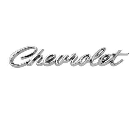 AMD Tailgate Emblem, "Chevrolet" Script, 68-69 El Camino T-4852