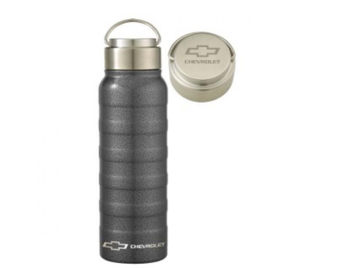 Grey 25oz Stainless Steel Chevrolet Clayton Bottle