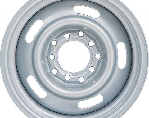 15" X 8" Silver Rally Wheel with 5 x 5" Bolt Pattern and 4-1/4" Backspace
