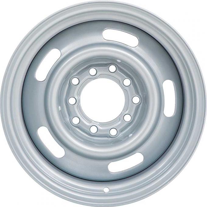 15" X 8" Silver Rally Wheel with 5 x 5" Bolt Pattern and 4-1/4" Backspace