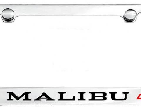 Malibu License Plate Frame, 1969-1973