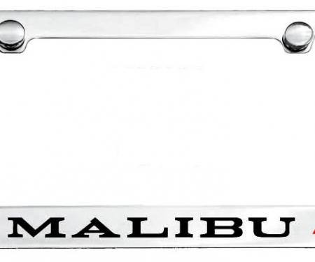 Malibu License Plate Frame, 1969-1973