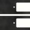 AMD Front Side Marker Lamp Gaskets, w/ Engine Designation Bezels, Pair, 68-69 Nova; 68 Chevelle X241-3068-1P