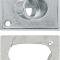 AMD Outside Rear View Mirror Control Escutcheon and Retainer Set, Painted Sport Mirrors, 70-81 Camaro Firebird; 71-72 Chevelle GTO 442 GS X570-3570-4S