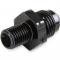 Earl's Straight Male an -6 to 12mm X 1.5, Black AT9919DFGERL