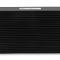 Earl's UltraPro Oil Cooler, Black, 16 Rows, Extra-Wide Cooler, 10 O-Ring Boss Female Ports 816ERL