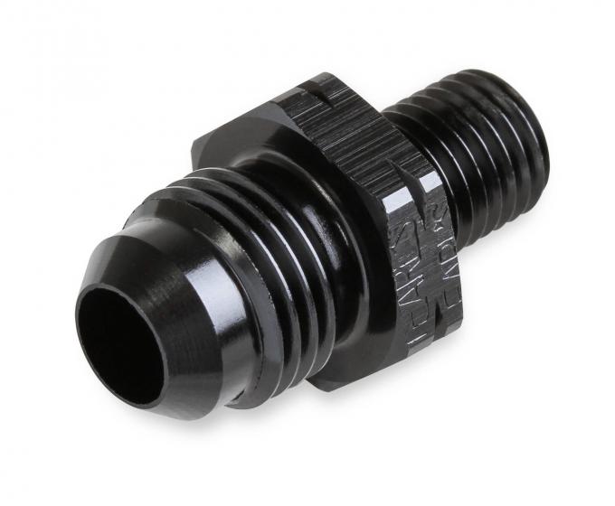 Earl's Straight Male an -6 to 12mm X 1.5, Black AT9919DFGERL