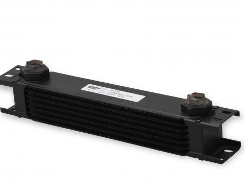 Earl's UltraPro Oil Cooler, Black, 7 Rows, Wide Cooler, 10 O-Ring Boss Female Ports 407ERL