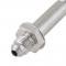 Earl's Straight -3 Bulkhead, Stainless Steel SS983503ERL