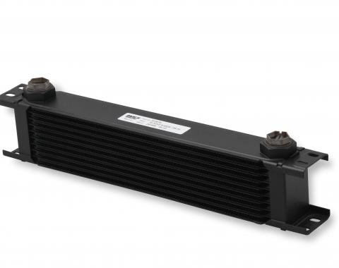 Earl's UltrPro Oil Cooler, Black, 10 Rows, Extra-Wide Cooler, 10 O-Ring Boss Female Ports 810ERL