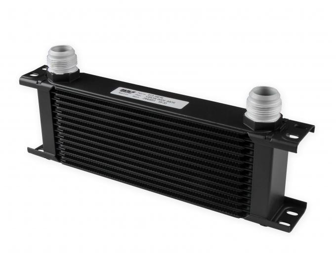 Earl's UltraPro Oil Cooler, Black, 13 Rows, Wide Cooler, 16 an Male Flare Ports 413-16ERL