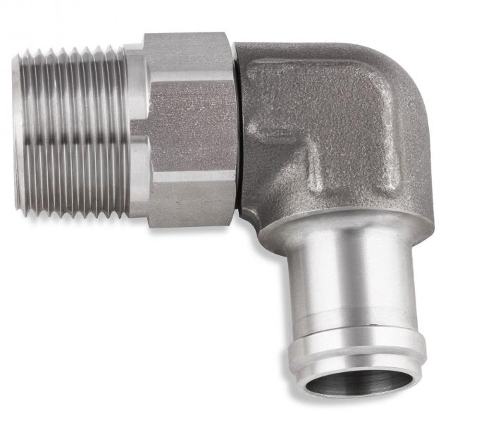 Earl's 90 Degree 3/4" Hose to 1/2" NPT Male Elbow, with Swivel SS988413ERL