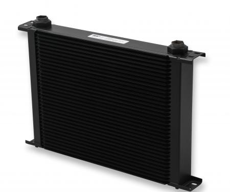 Earl's UltraPro Oil Cooler, Black, 34 Rows, Extra-Wide Cooler, 10 O-Ring Boss Female Ports 834ERL