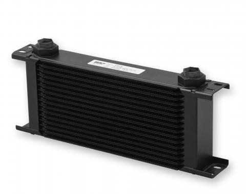Earl's UltraPro Oil Cooler, Black, 16 Rows, Wide Cooler, 10 O-Ring Boss Female Ports 416ERL