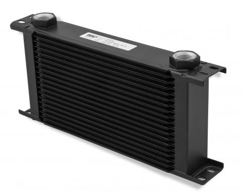 Earl's UltraPro Oil Cooler, Black, 19 Rows, Wide Cooler, 10 O-Ring Boss Female Ports 419ERL