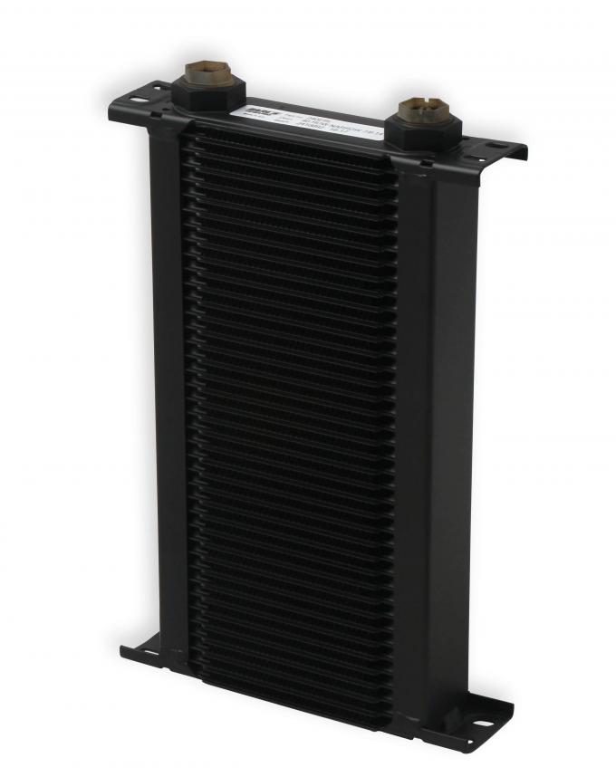 Earl's UltraPro Oil Cooler, Black, 40 Rows, Narrow Cooler, 10 O-Ring Boss Female Ports 240ERL