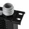 Earl's UltraPro Oil Cooler, Black, 20 Rows, Extra-Wide Cooler, 16 an Male Flare Ports 820-16ERL