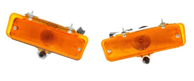 AMD Parking Lamp Assemblies, LH/RH Pair, 66 Chevelle El Camino X137-3466-AS