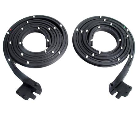 Metro Moulded Parts 1966-1967 Oldsmobile / Pontiac / Buick / Chevrolet Rear Door Seals, for 4-Door Hardtops. 67-1/2" Long LM 12-X