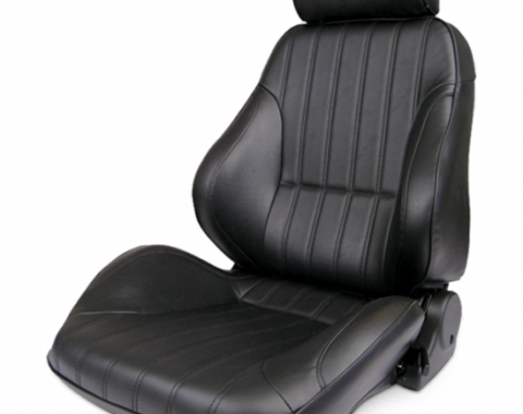 Procar Rally Seat, with Headrest, Left, Black Leather