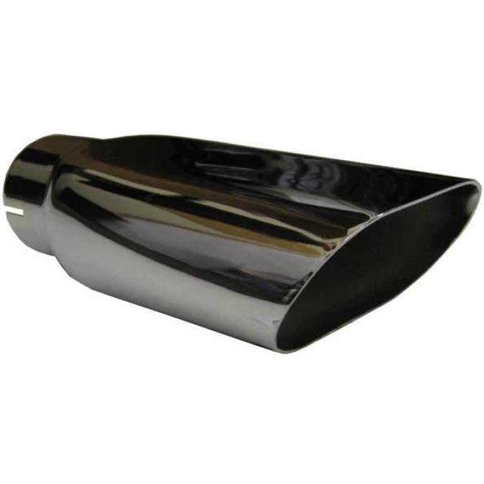 Chevelle Dual Exhaust Tip, Big Block, Chrome, 1969-1972